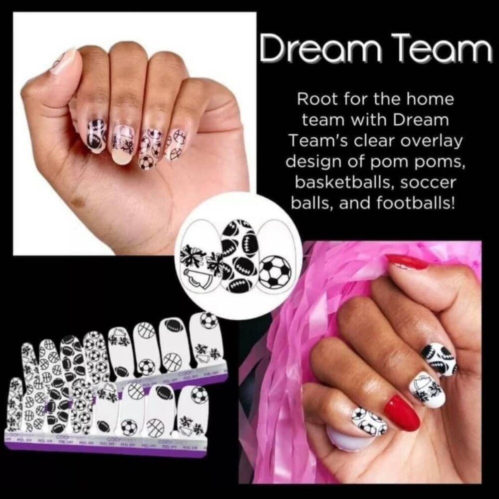 Color Street Clear Overlay DREAM TEAM Nail Polish Strips